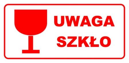 logo paczka uwaga szklo